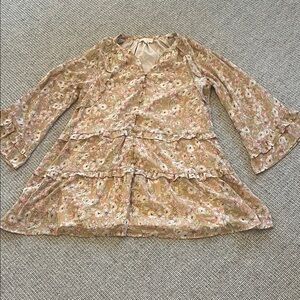 Promesa layered dress size S polyester/lined